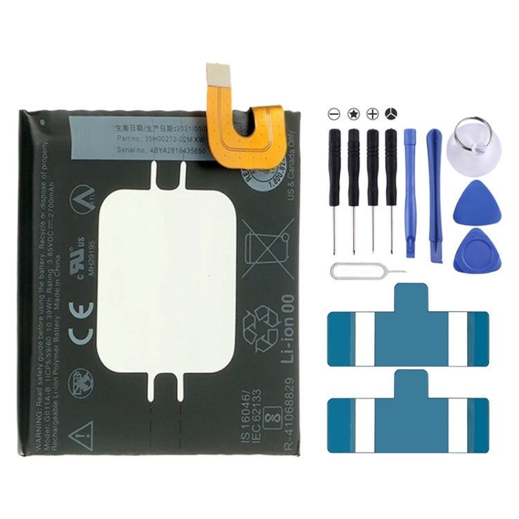G011A-B 2700mAh Lithium Polymer Battery for Google Pixel 2 G011A-B 2700mAh Lithium Polymer Battery for Google Pixel 2